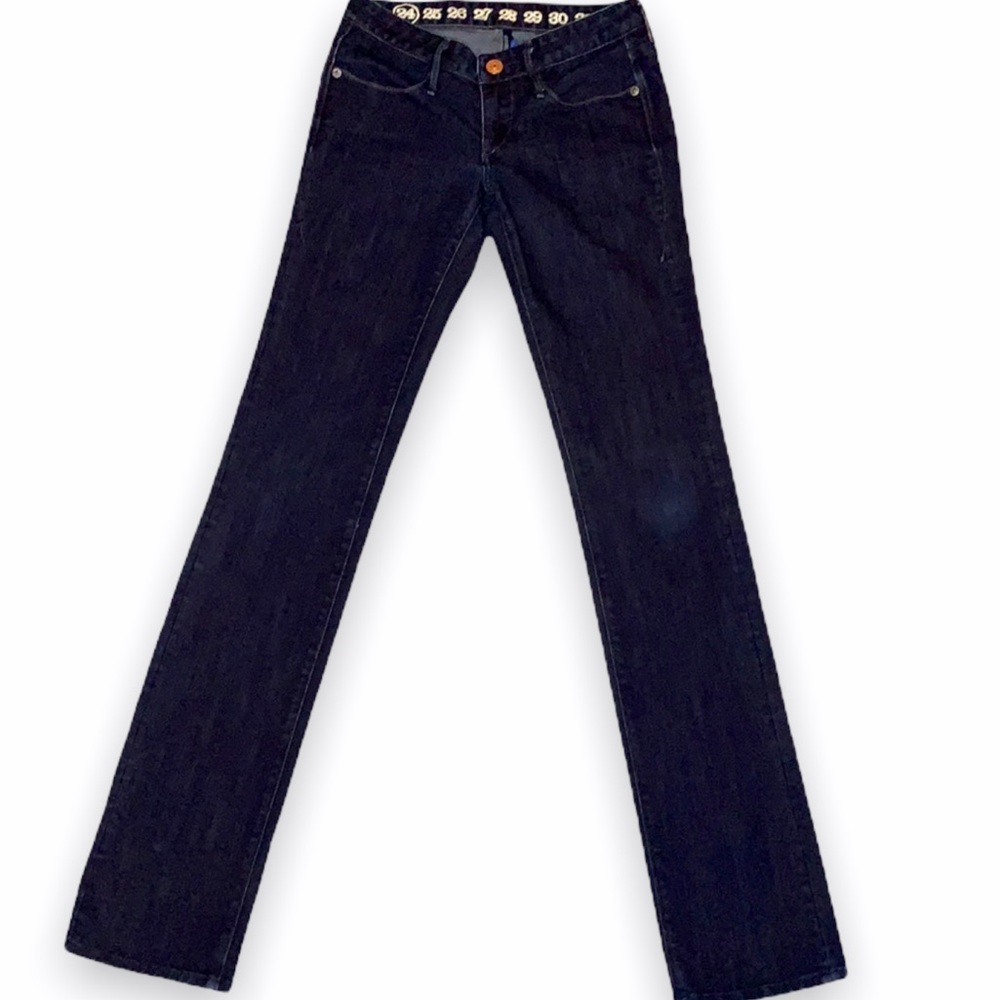 Earnest Sewn Decca Jeans in Dark Wash 24 LIKE NEW
